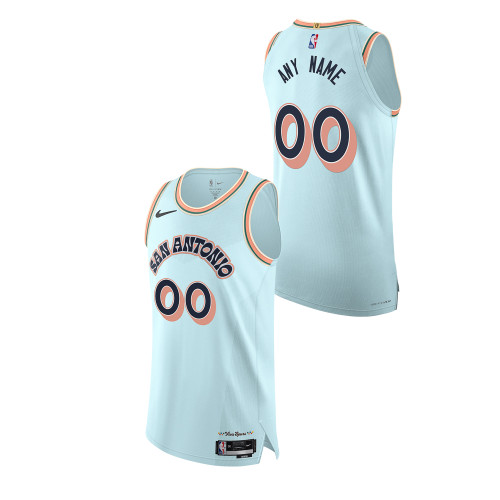 San Antonio Spurs Men's Nike 2024-2025 City Edition Authentic Custom Jersey