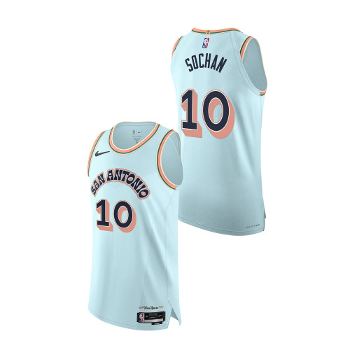 San Antonio Spurs Men's Nike 2024-2025 City Edition Authentic Jeremy Sochan Jersey