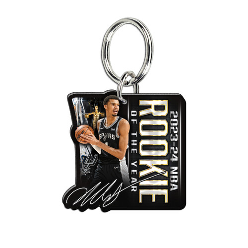 San Antonio Spurs Wincraft Victor Wembanyama 2024 Rookie of the Year Keychain
