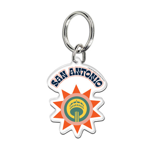 San Antonio Spurs Wincraft 2024-2025 City Edition Acrylic Keychain