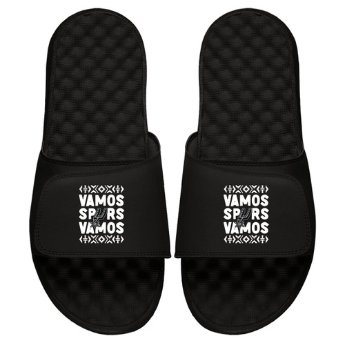 San Antonio Spurs iSlide Vamos Stack Slides - Black