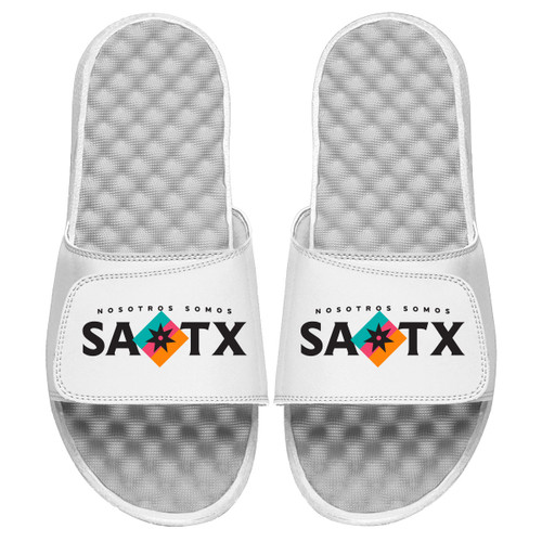 San Antonio Spurs iSlide Nosotros Somos Stack Slides - White