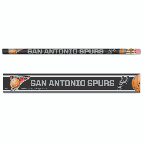 San Antonio Spurs Novelty WinCraft Pencil - Black