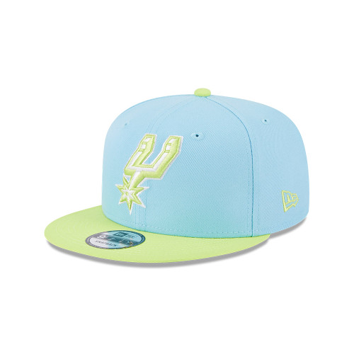 San Antonio Spurs Men's New Era 9FIFTY Color Pack Snapback Hat - Blue and Green
