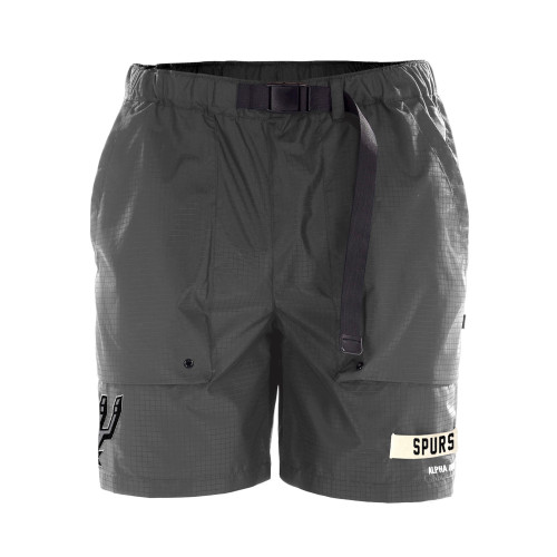 San Antonio Spurs Men's New Era Alpha Shorts - Black