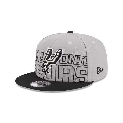 San Antonio Spurs Men's New Era 2023/2024 Draft 9FIFTY Gray Snapback Cap