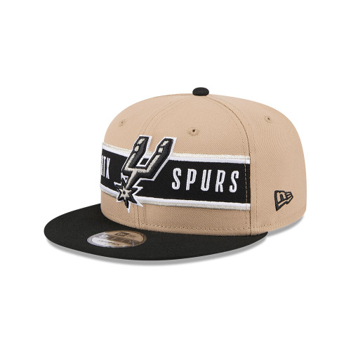 San Antonio Spurs Youth New Era 9FIFTY 2024-2025 Draft Cap - Beige