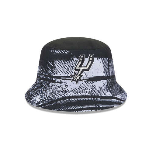 San Antonio Spurs Men's New Era 2024-2025 Tip-Off Bucket Hat - Black and Gray