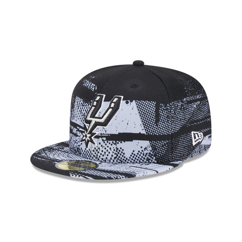 San Antonio Spurs Men's New Era 59FIFTY 2024-2025 Tip-Off Fitted Cap - Black and Gray