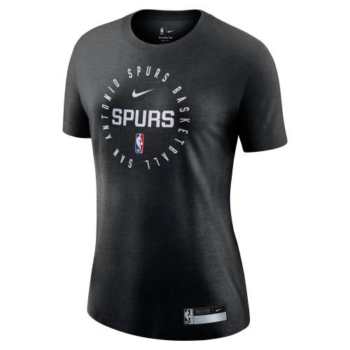 San Antonio Spurs Women's Nike 2024-2025 Practice T-Shirt - Black
