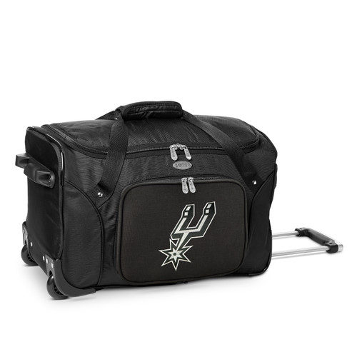 San Antonio Spurs MOJO 22” Rolling Duffle Bag - Black