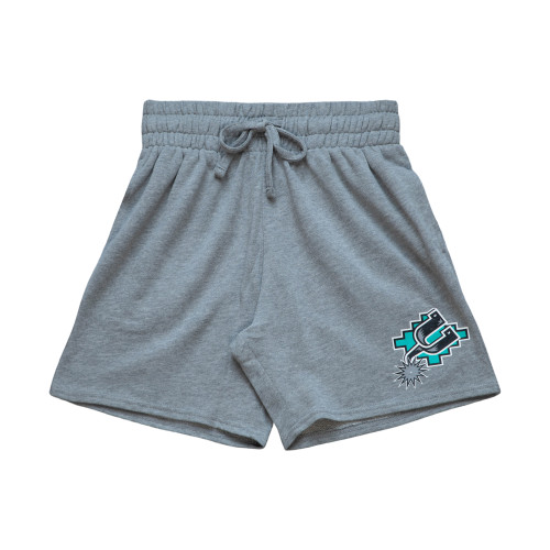 San Antonio Spurs Women's Mitchell And Ness 90's Logo Shorts - Gray