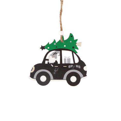 San Antonio Spurs FOCO Gnome Car Christmas Ornament