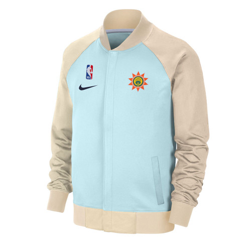 San Antonio Spurs Men's Nike 2024-2025 City Edition Full Zip Showtime Jacket - Blue