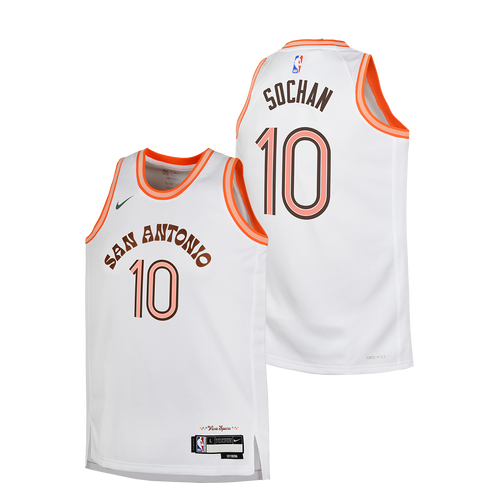 San Antonio Spurs Juvy Nike 2023-2024 City Edition Jeremy Sochan Swingman Jersey
