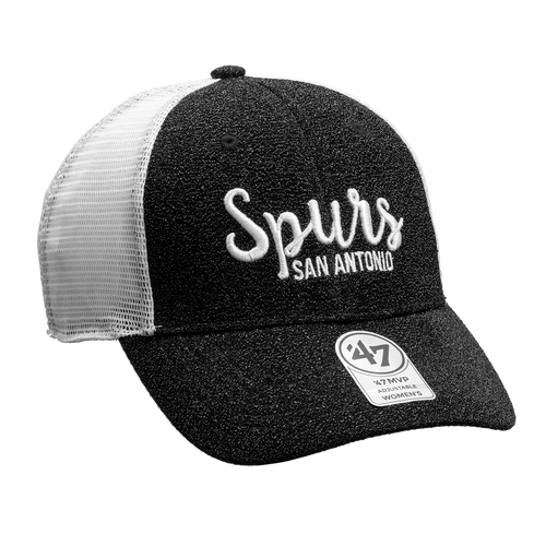 San Antonio Spurs Women's '47 Brand Encore Mesh MVP Cap - Black