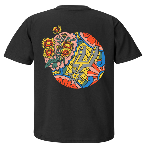 San Antonio Spurs Youth Stadium Essentials La Cultura 2024 T-Shirt - Black