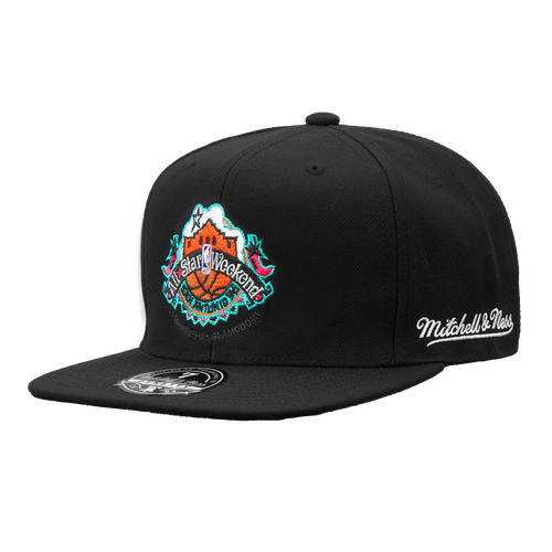 San Antonio Spurs Hats Mitchell and Ness 1996 All-Star Weekend Snapback Hat - Black