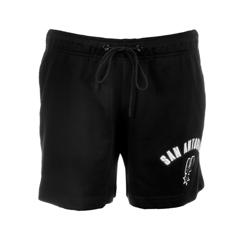 San Antonio Spurs Women's Pro Standard Classic Fleece Shorts - Black