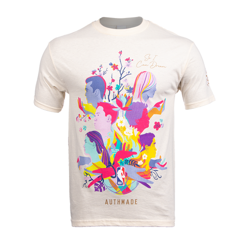 San Antonio Spurs Men's Authmade 2023 AAPI Heritage Dreamers Cream T-Shirt
