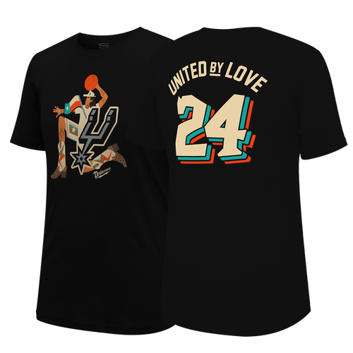 San Antonio Spurs x Rookie Made 2024 Pride T-Shirt - Black
