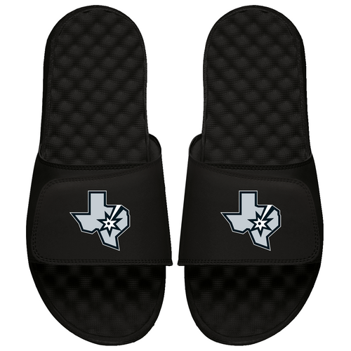 San Antonio Spurs iSlide Texas State Logo Slides - Black
