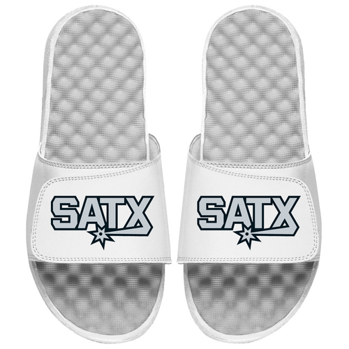 San Antonio Spurs iSlide SATX Logo Slides - White