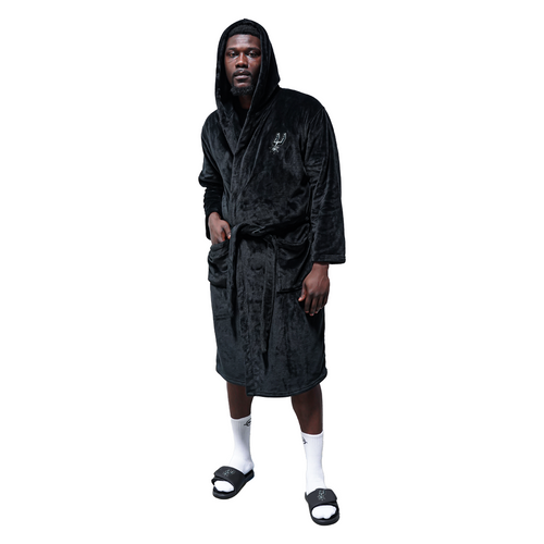 San Antonio Spurs iSlide Hooded Phantom Robe - Black