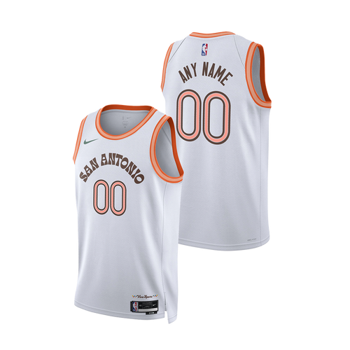San Antonio Spurs Men's Nike 2023-2024 City Edition Custom Swingman Jersey