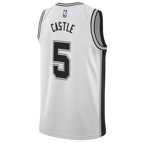 San Antonio Spurs Men's Nike Association Edition Swingman Stephon Castle Jersey