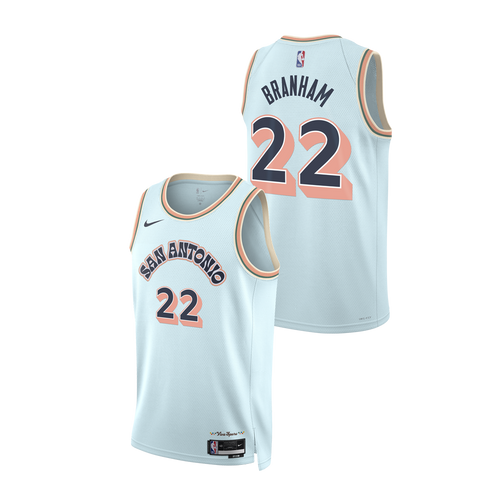 San Antonio Spurs Men's Nike 2024-2025 City Edition Malaki Branham Swingman Jersey