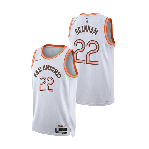 San Antonio Spurs Men's Nike 2023-2024 City Edition Malaki Branham Swingman Jersey