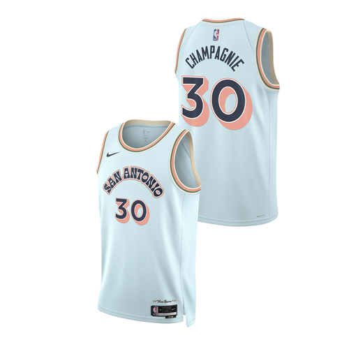 San Antonio Spurs Men's Nike 2024-2025 City Edition Julian Champagnie Swingman Jersey