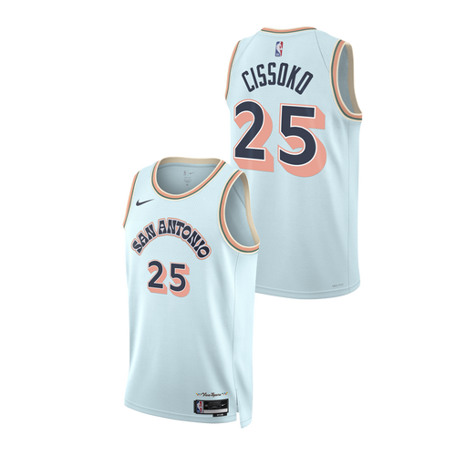 San Antonio Spurs Men's Nike 2024-2025 City Edition Sidy Cissoko Swingman Jersey