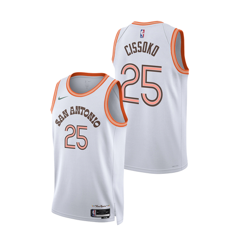 San Antonio Spurs Men's Nike 2023-2024 City Edition Sidy Cissoko Swingman Jersey