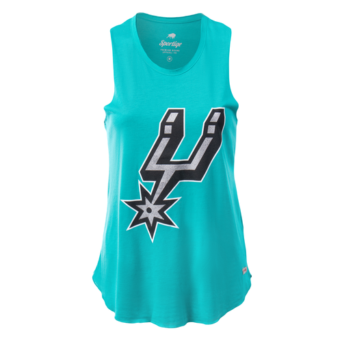 San Antonio Spurs Women's Sportiqe 2022 City Edition Spurs Logo Janie Tank Top