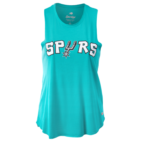 San Antonio Spurs Women's Sportiqe 2022 City Edition Wordmark Tank Top