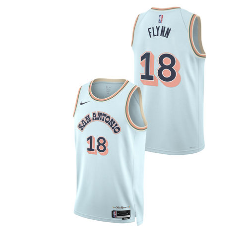 San Antonio Spurs Men's Nike 2024-2025 City Edition Malachi Flynn Swingman Jersey