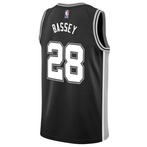 San Antonio Spurs Men's Nike Icon Edition Swingman Charles Bassey Jersey