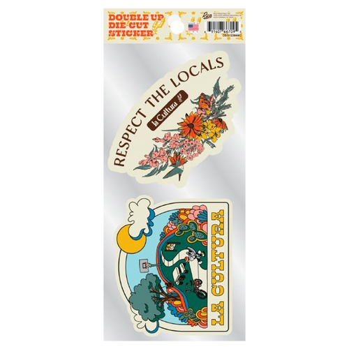 San Antonio Spurs Rico La Cultura Stickers - 2 Pack
