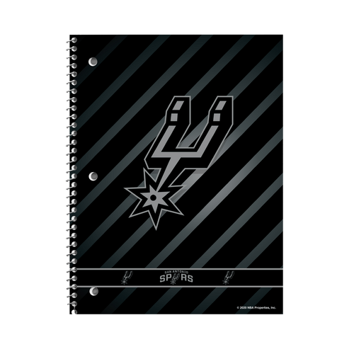 San Antonio Spurs Rico 100 Page 8"x 10.5" Notebook - Black