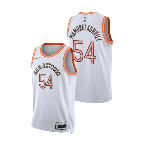 San Antonio Spurs Men's Nike 2023-2024 City Edition Sandro Mamukelashvili Swingman Jersey
