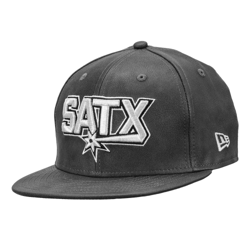 San Antonio Spurs Men's New Era 59FIFTY SATX Fitted Hat - Black