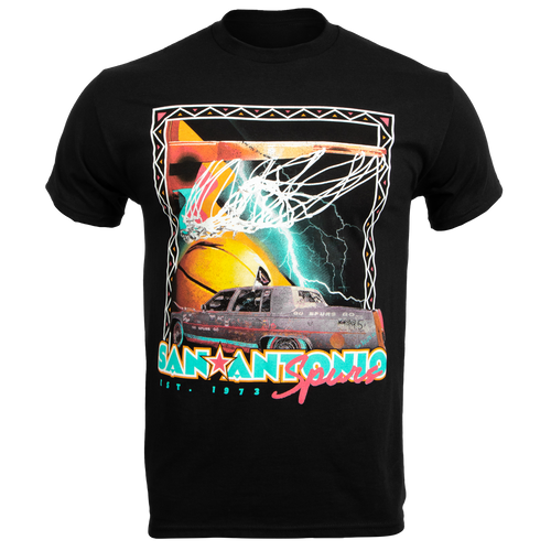 San Antonio Spurs Men's Back Home in the Dome Alamo Electric Black Shirt