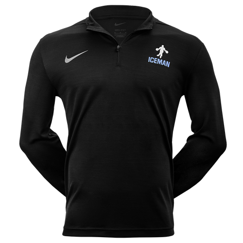 San Antonio Spurs Men's Nike ICEMAN Intensity 1/4 Zip Pullover Jacket- Black
