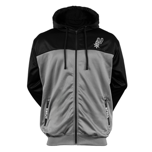 San Antonio Spurs Men's Fanatics Big and Tall Zipper Jacket - Black