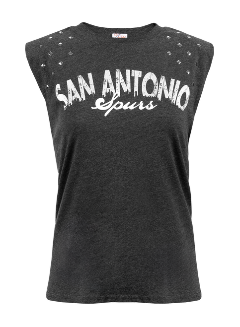 San Antonio Spurs Women's G III Black Backshot Tank Top