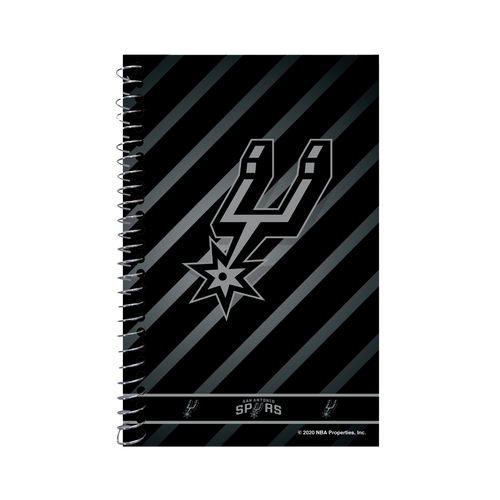 San Antonio Spurs Rico 100 Page 5.25"x 8" Notebook - Black