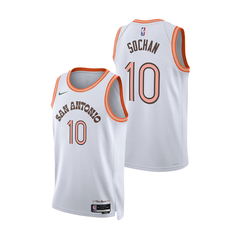 San Antonio Spurs Men's Nike 2023-2024 City Edition Jeremy Sochan Swingman Jersey