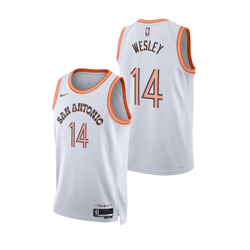 San Antonio Spurs Men's Nike 2023-2024 City Edition Blake Wesley Swingman Jersey